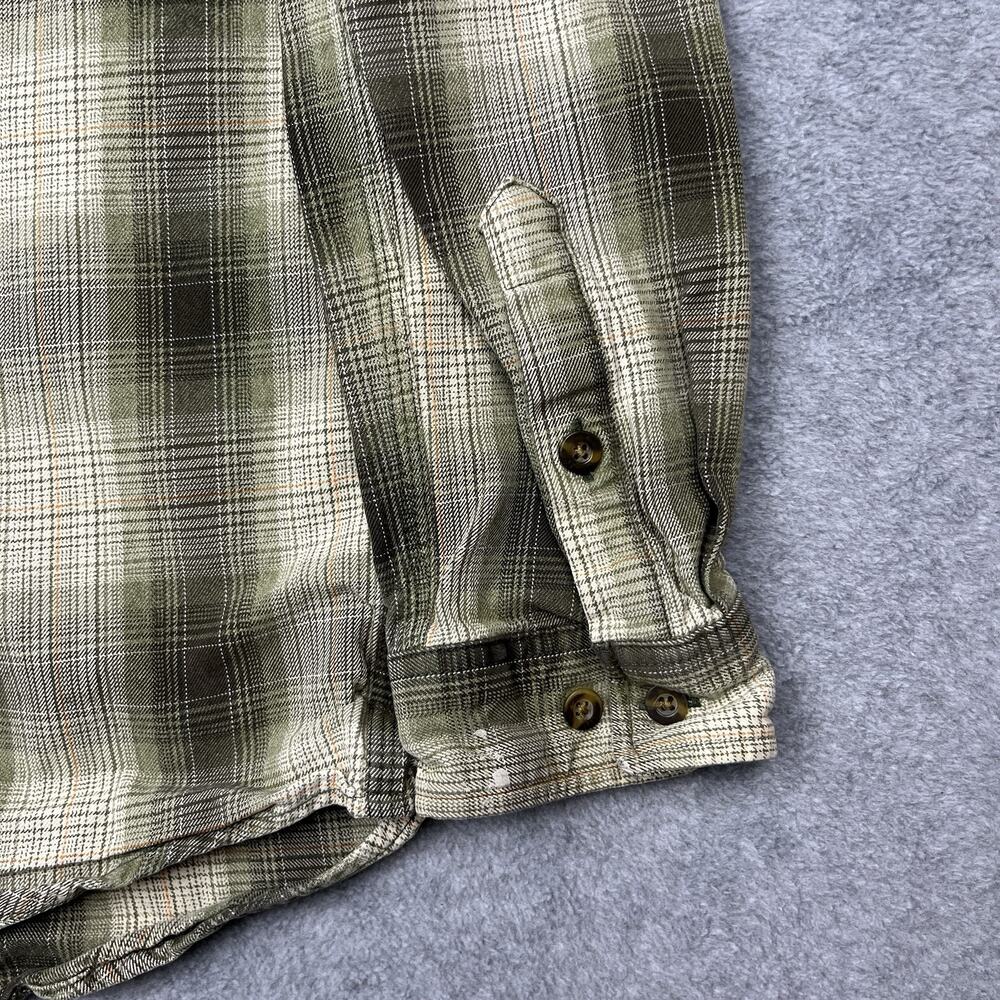 Carhartt plaid flannel work shirt original fit size small - Picture 9 of 12
